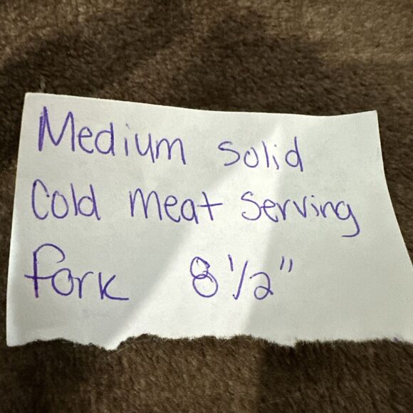 Oneida SUMMER MIST AUTUMN GLOW Cold Meat Serving Fork Wm A Rogers 8.5” - Picture 10 of 10